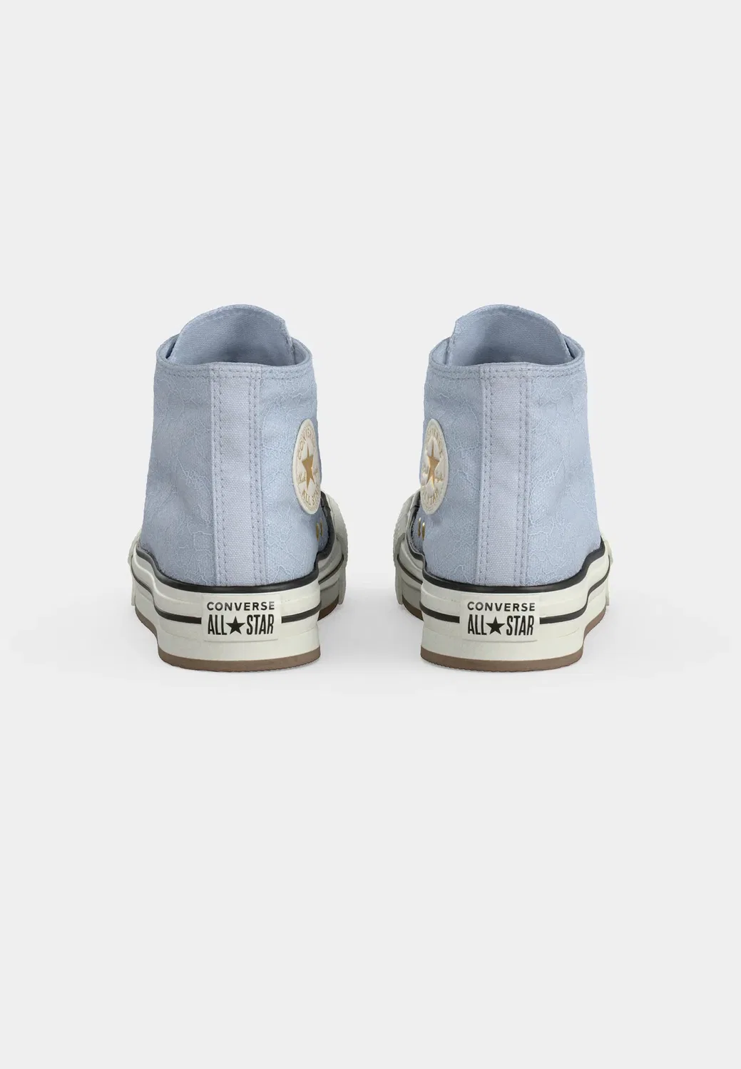 Кроссовки Chuck Taylor All Star Lift Platform Lace унисекс - высокие кроссовки Converse, Almost Lavender/Gold-Coloured — фото 4