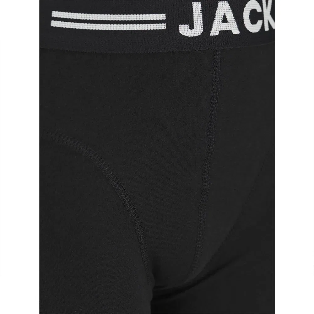 Комплект боксеров Sense 3 штуки Jack & Jones, черный — фото 3