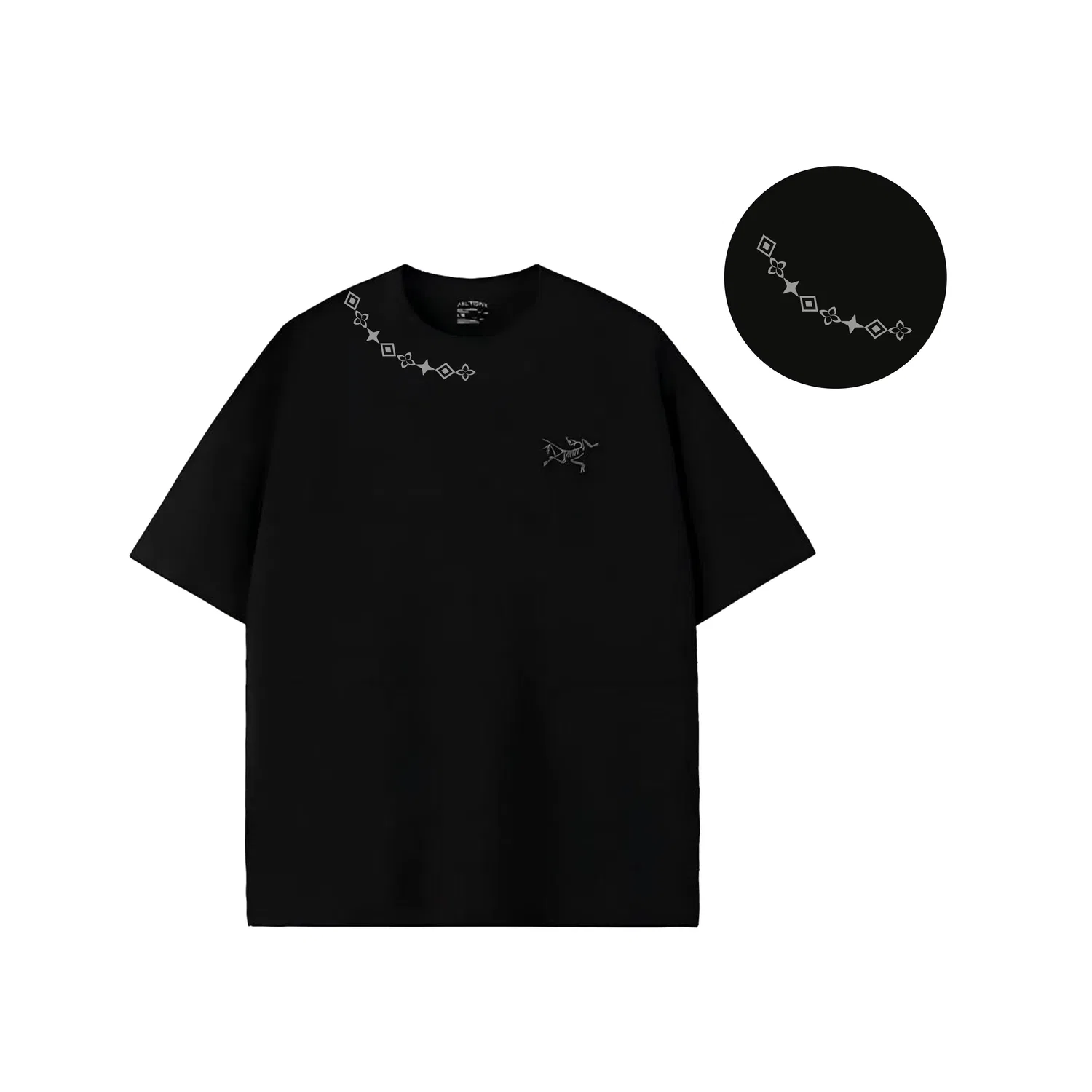 Футболка с принтом Arcteryx, Black — фото 3