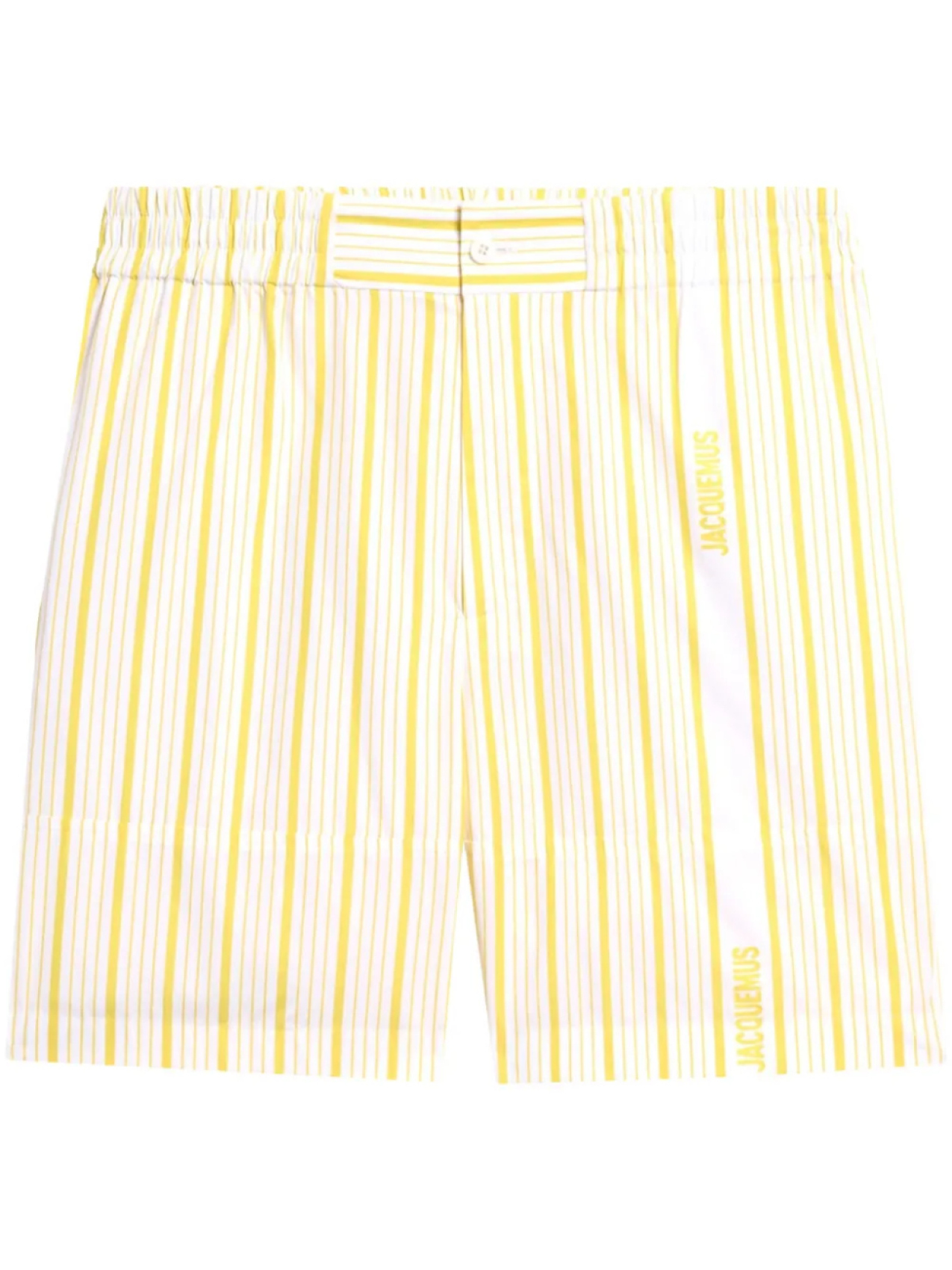

Jacquemus шорты в полоску, желтый