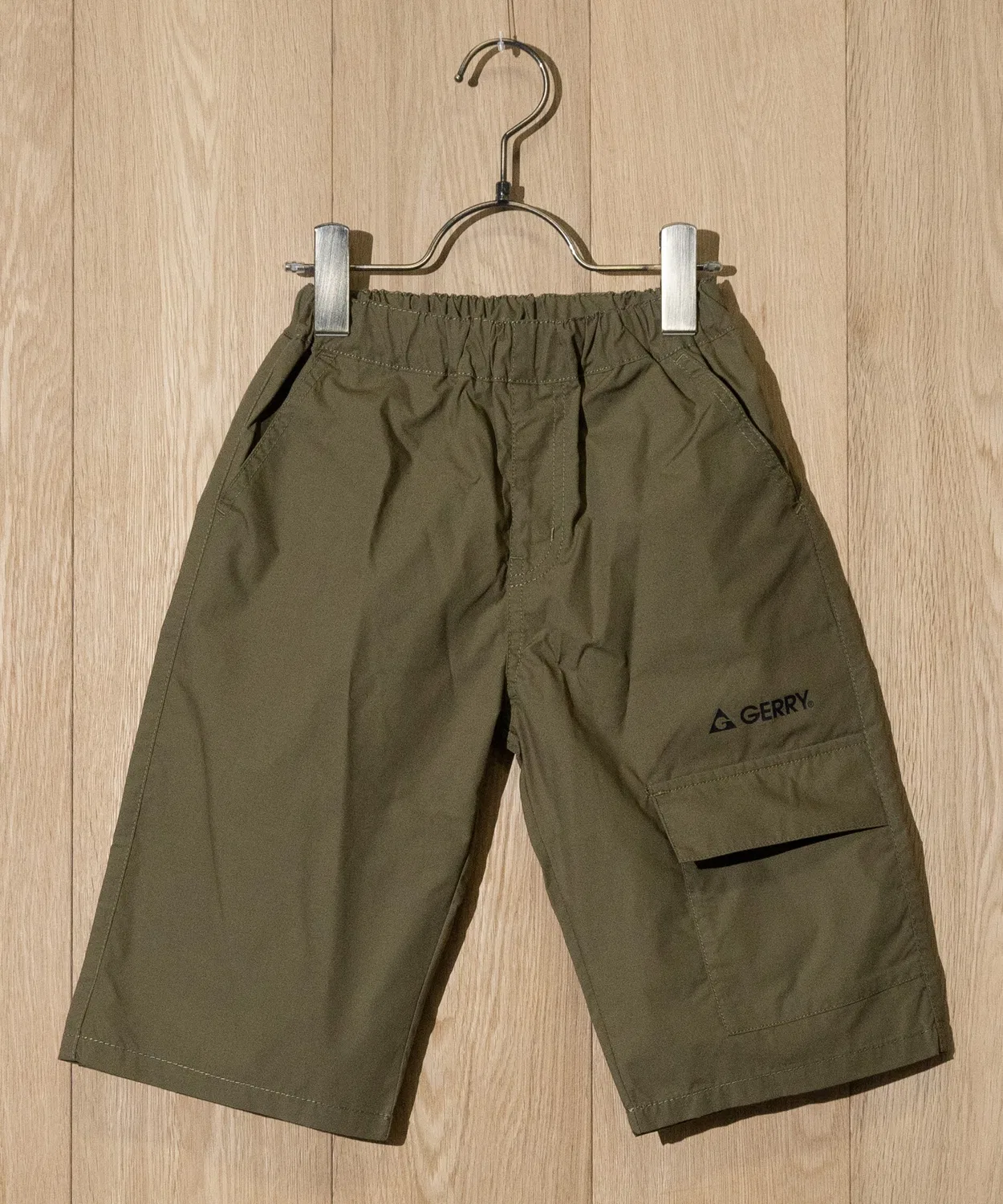 JOHN'S CLOSET Детские шорты из полиэстера с хлопком, с принтом, GERRY, Khaki