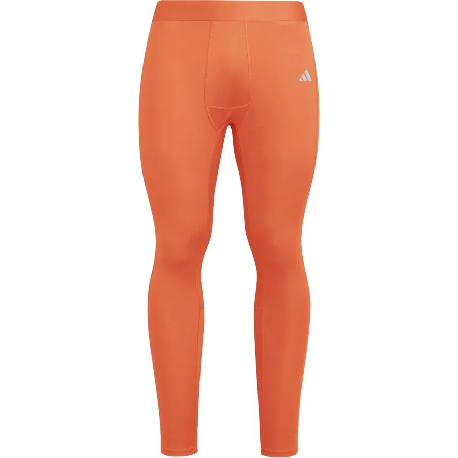 Мужские спортивные тайтсы с длинным рукавом TF Long Tight M adidas, Оранжевый