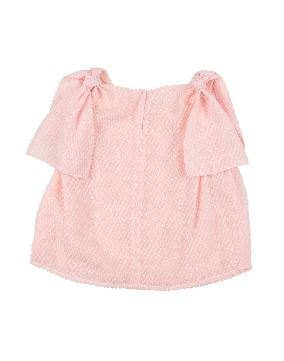 Детская майка для девочек с вырезом Simple Kids, Light Pink — фото 2
