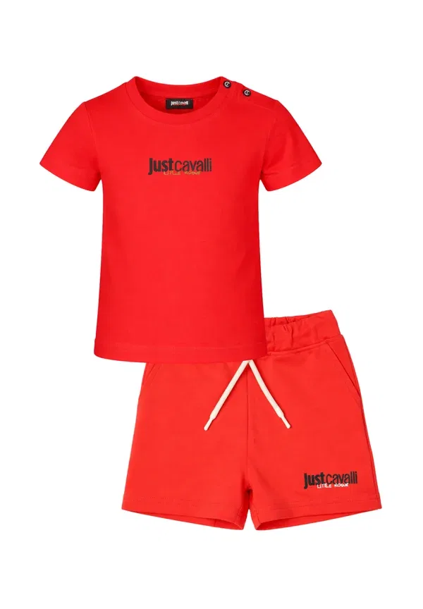 Полный комплект - спортивные штаны Just Cavalli, красный