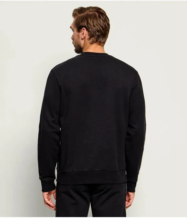 Футболка с длинным рукавом Lacoste Felpa, мужская, черный — фото 3