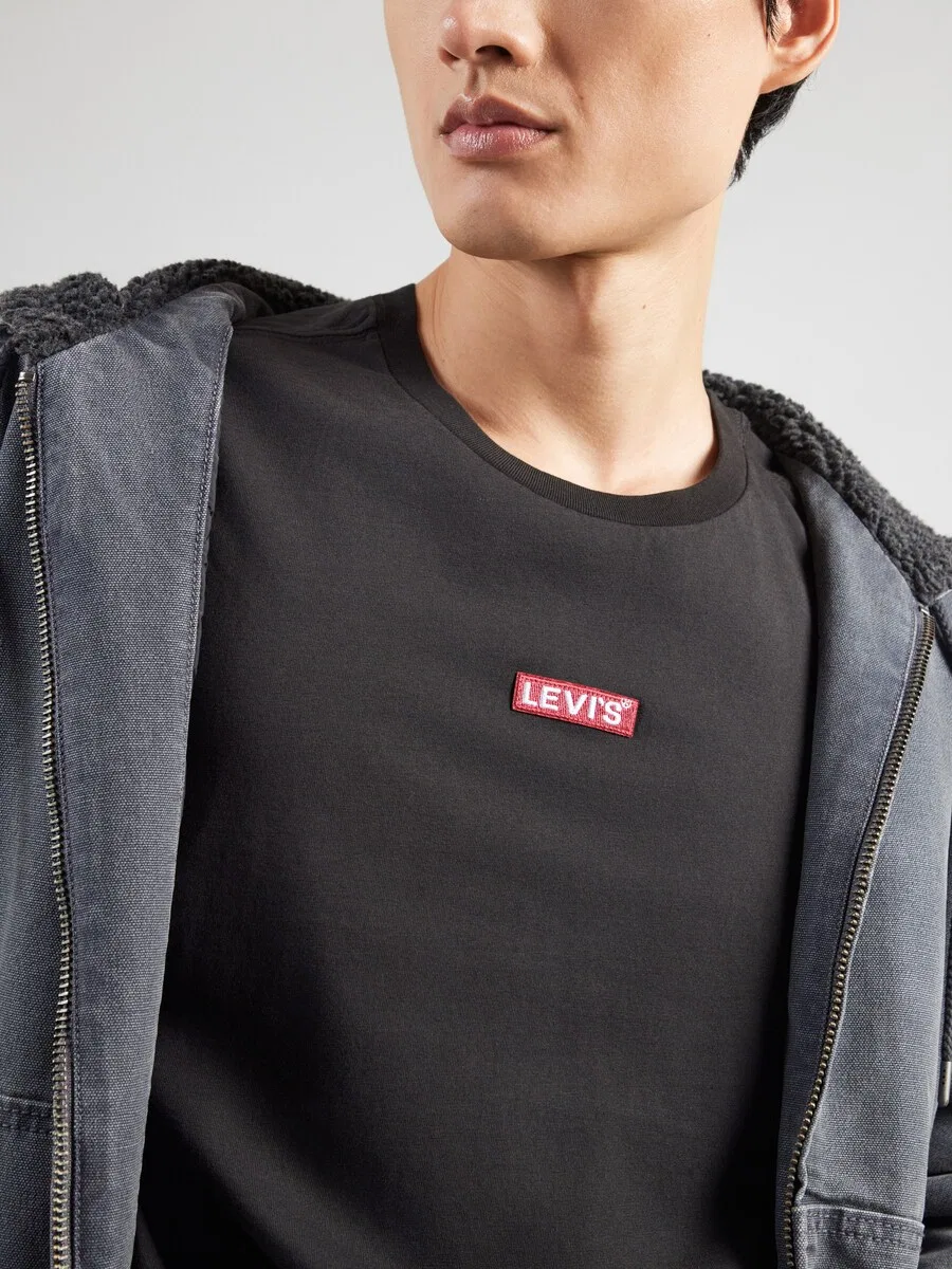 Футболка LEVI'S RELAXED BABY TAB цвета морской синевы — фото 3