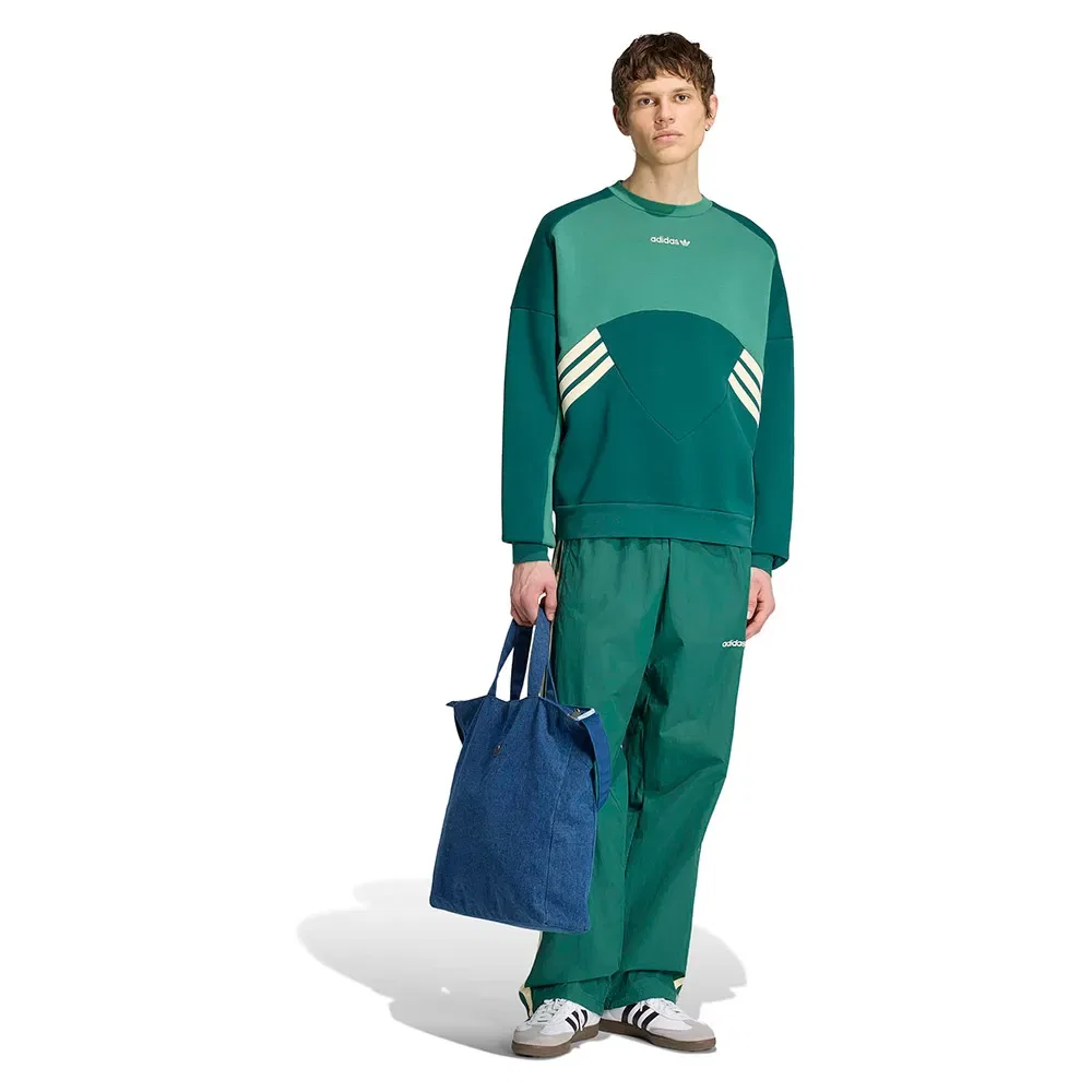 Свитшот с круглым вырезом Munich 93 Adidas Originals, зеленый — фото 4