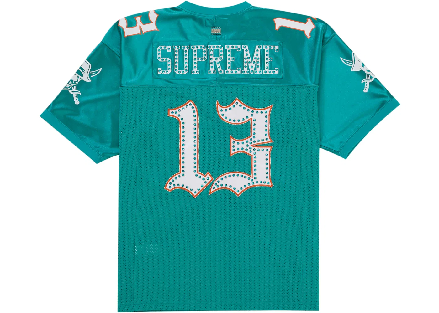 Мужская футболка-джерси с принтом Football Jersey Supreme, зеленый — фото 2