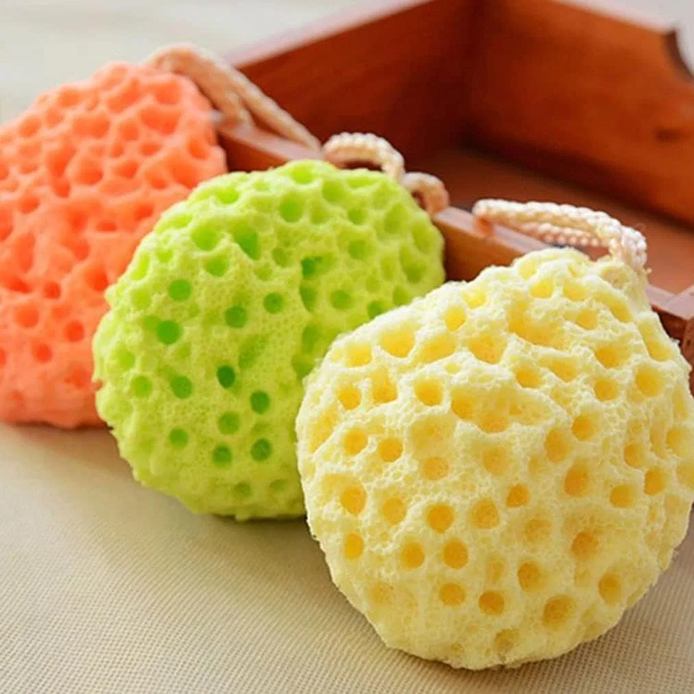 Мочалка для душа эксфолиирующая sararui, 2 шт, Pack of 2 — фото 3