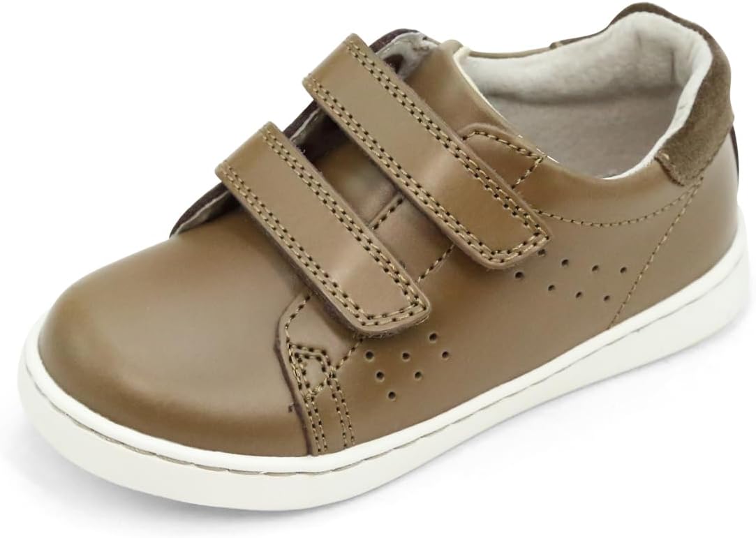 

Кожаные кроссовки L'Amour Kyle с двойными ремешками для мальчиков дошкольного возраста, Mocha