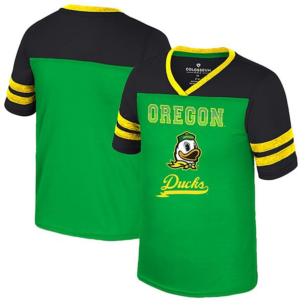 

Детская футболка Oregon Ducks Princess Bubblegum Bling зеленого цвета Colosseum
