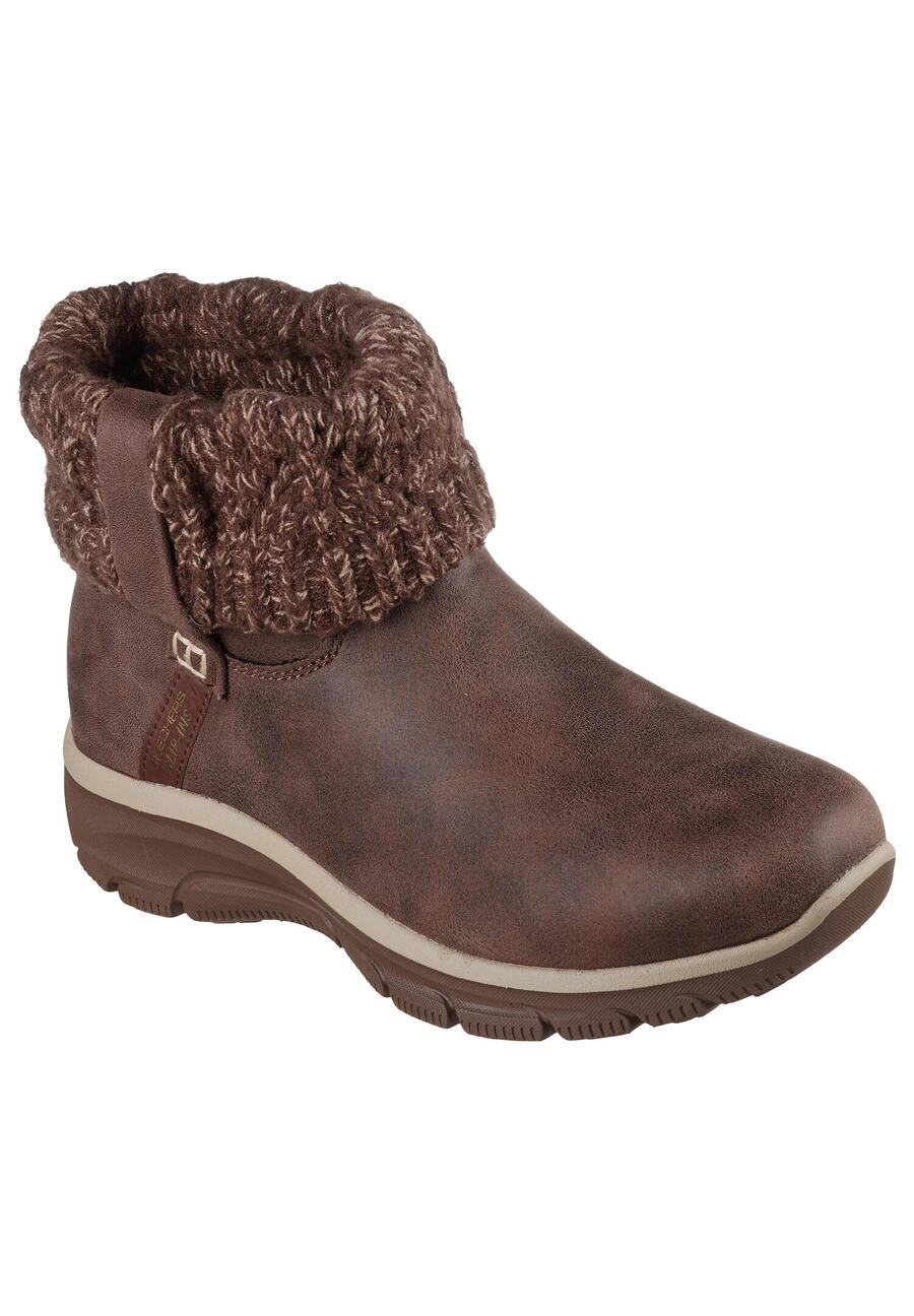 Женские ботильоны Skechers Easy Going - Cozy Weather 2, слипоны, 168033, коричневые