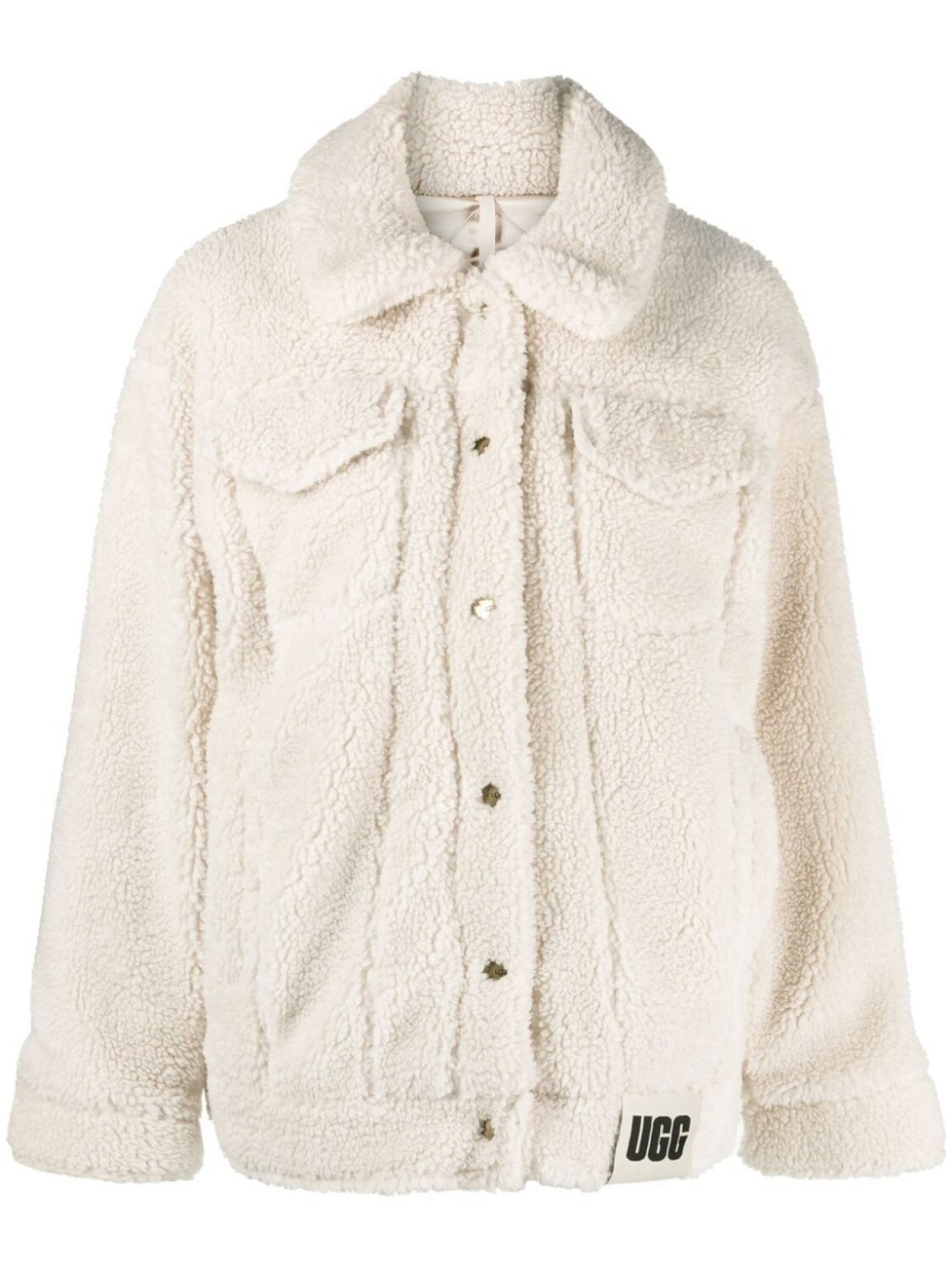 

UGG куртка из овчины, серый