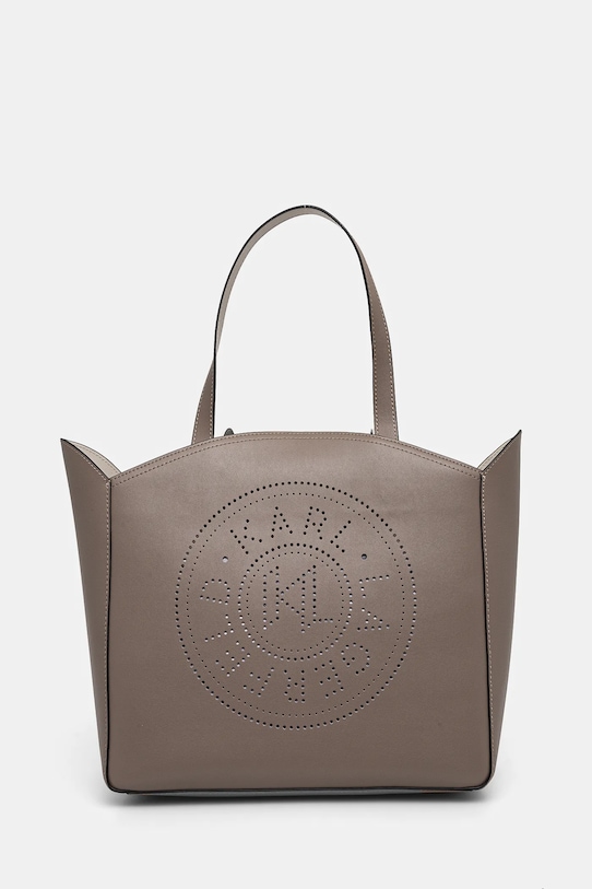 

Кожаная сумка Karl Lagerfeld, бежевый