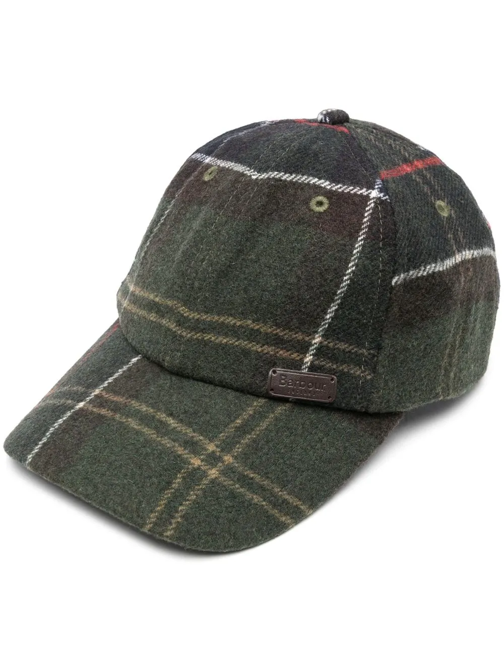 

Кепка в клетку Barbour, зеленый