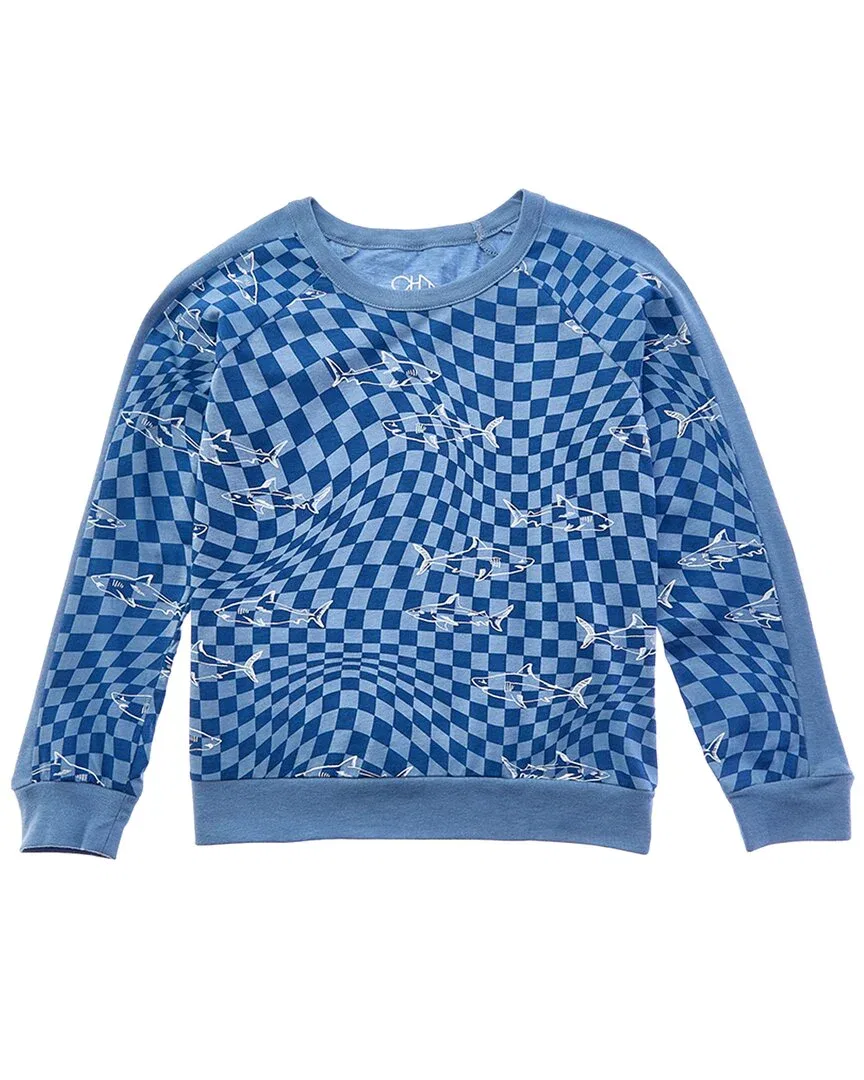 Пуловер Chaser Raglan, синий