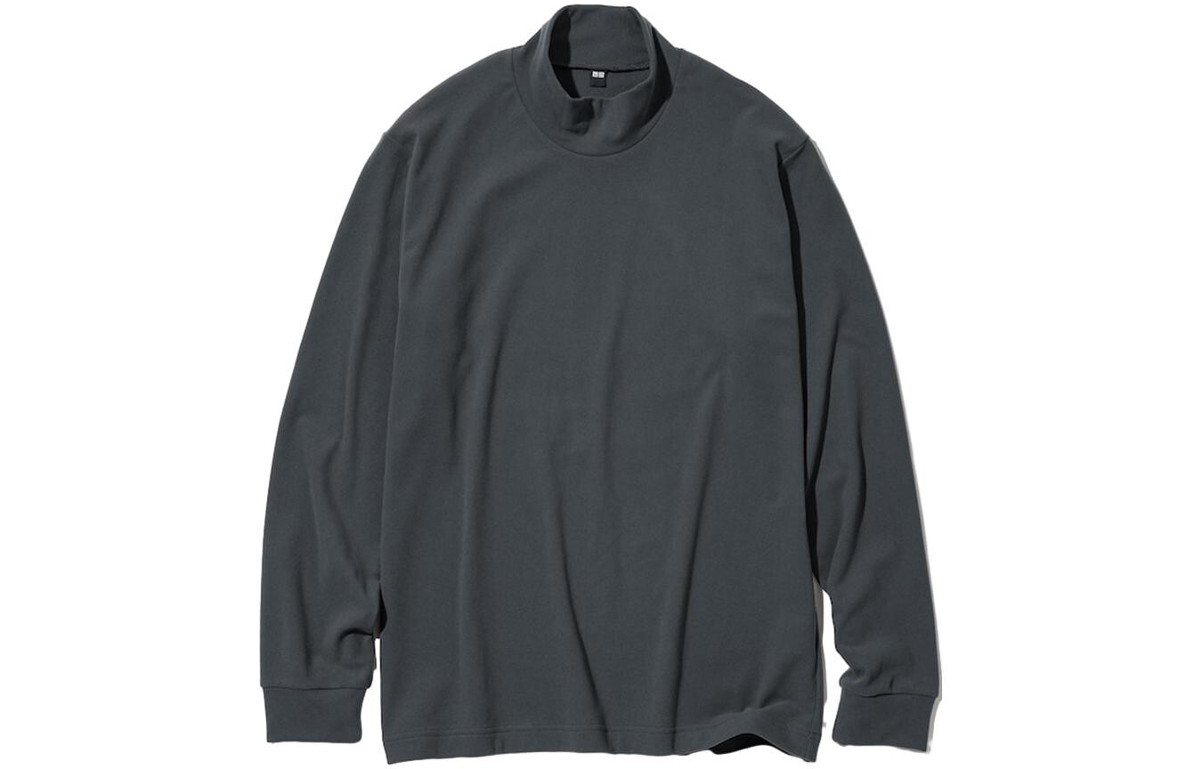 

Футболка унисекс темно-серая Uniqlo, темно-серый
