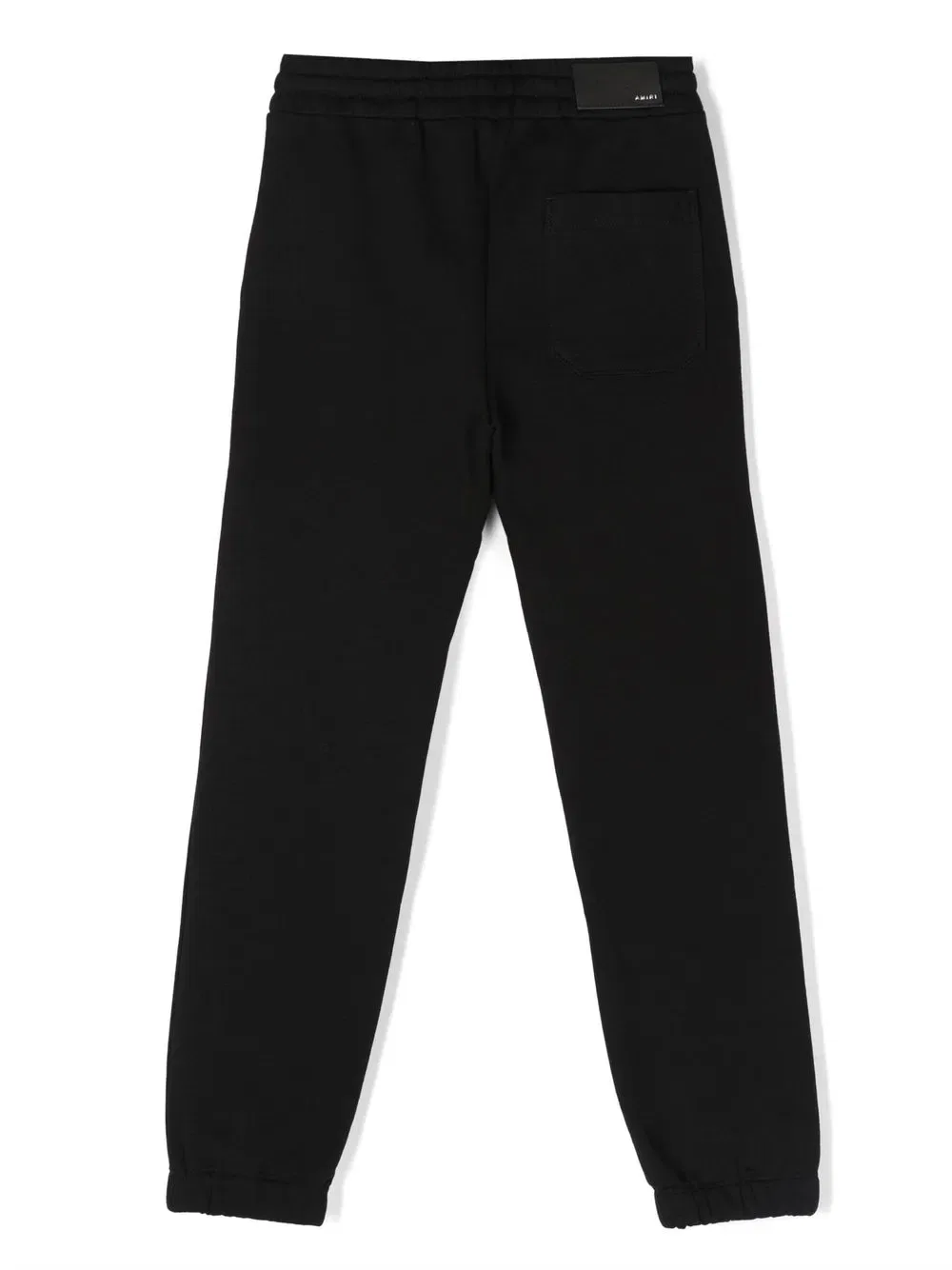 Хлопковые спортивные брюки с логотипом Amiri Kids, черный — фото 2