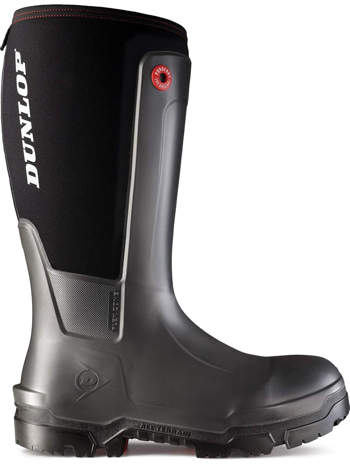 Рабочие ботинки DUNLOP Snugboot WorkPro Full Safety - для работы с бетоном, для мужчин и женщин, с композитным носком - водонепроницаемые рабочие и защитные ботинки с теплоизоляцией - химически стойкие и противоскользящие - черные - размеры 5-14 — фото 3