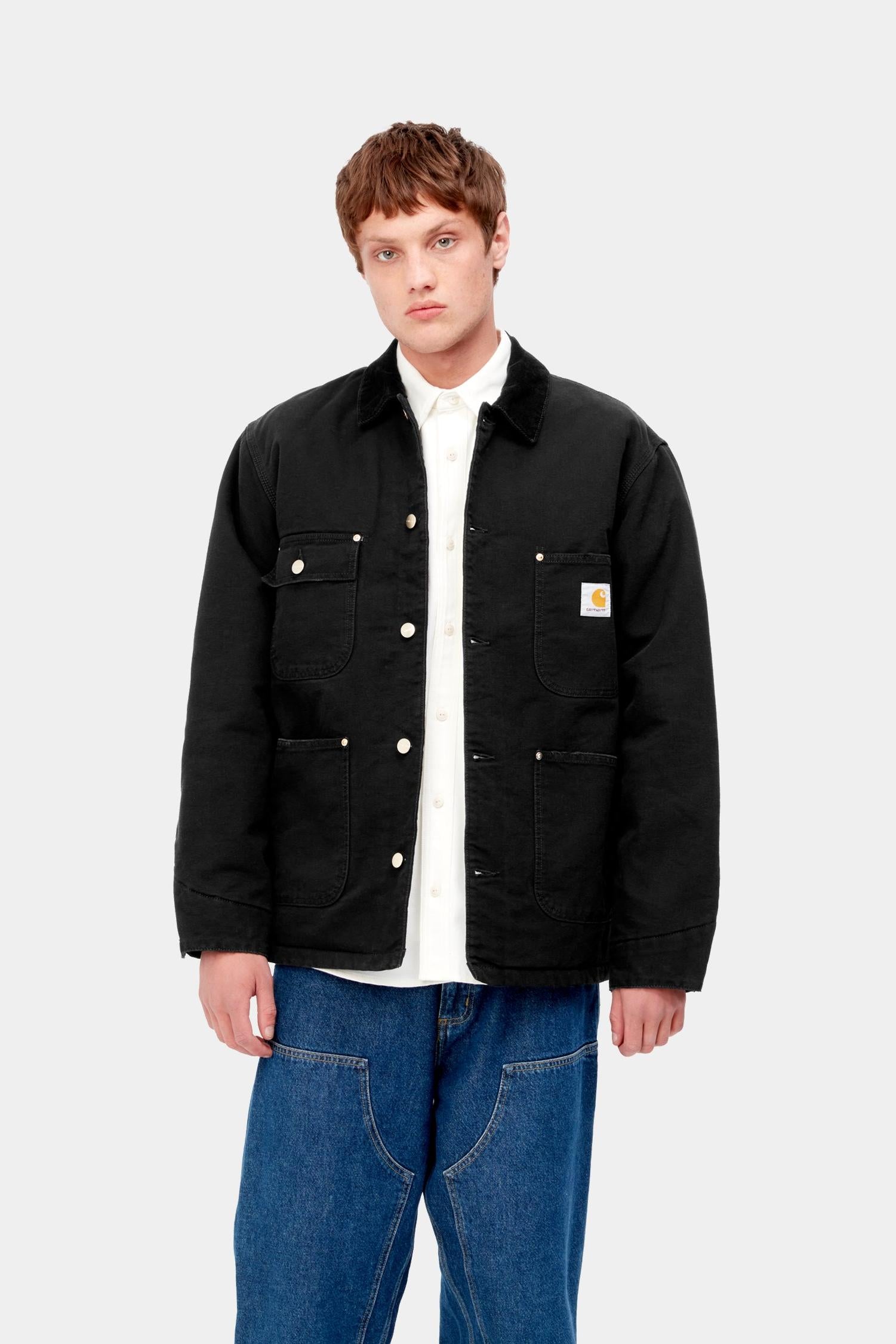 

Рабочее пальто OG Chore (зимнее) из органического хлопка Dearborn Canvas (100%) Carhartt, черный