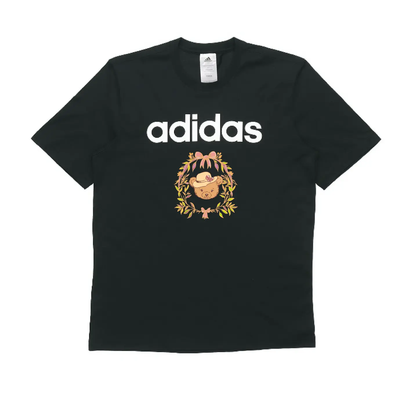 

Футболка Unisex с 3 полосками Adidas, черный