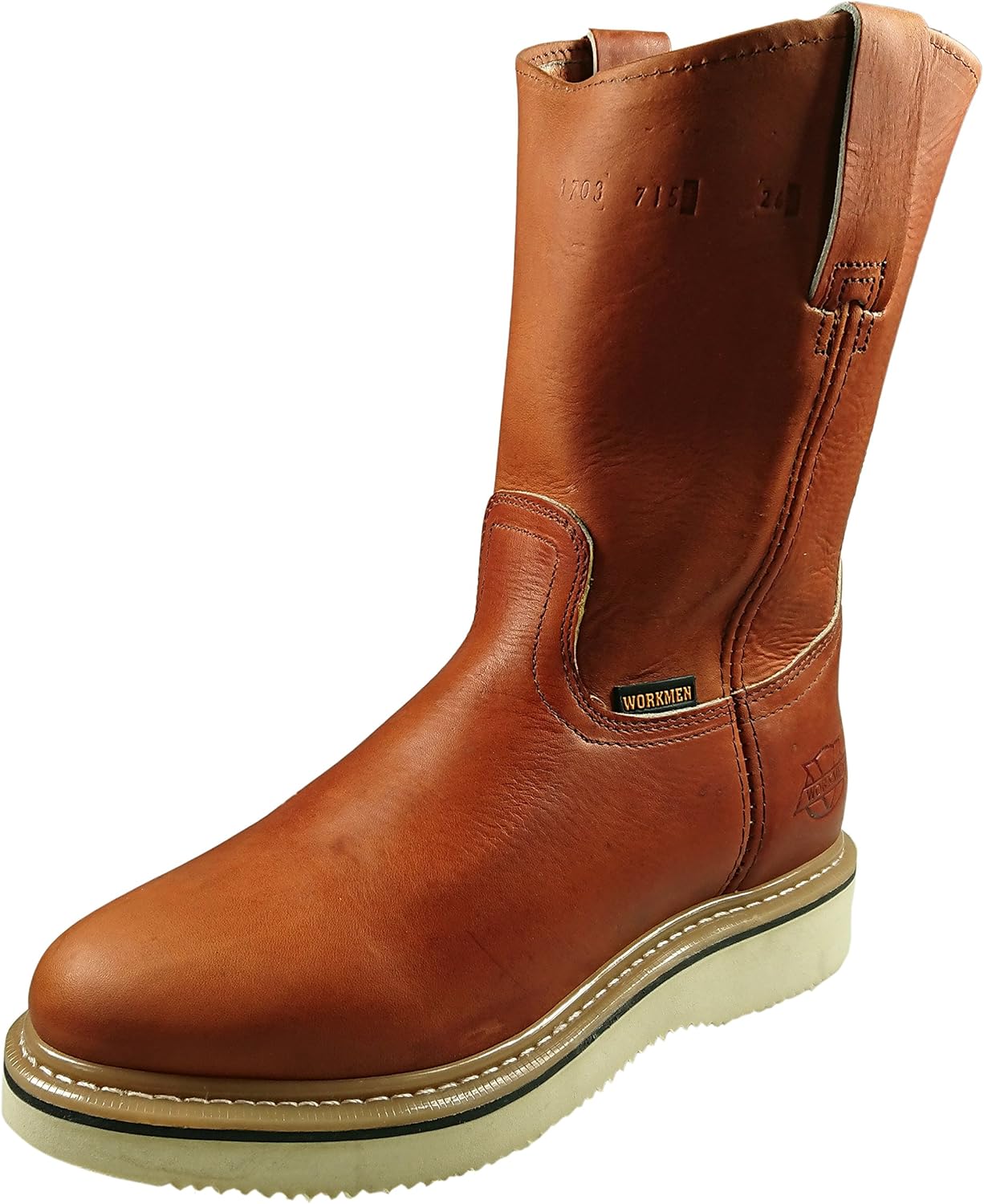 

Мужские сапоги из натуральной кожи, ковбойского стиля, медового и черного цвета Workmen-V