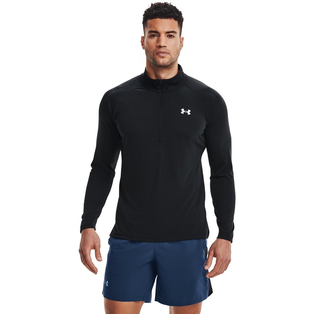 

Спортивная футболка Under Armour Seamless half zip, черный