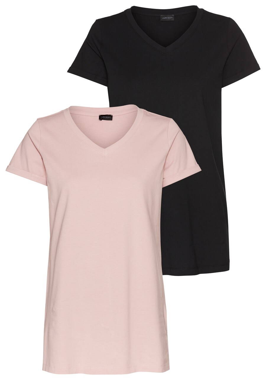 

Рубашка LAURA SCOTT, цвет Light pink/Black