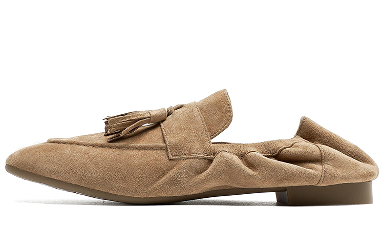Лоферы женские 1,5 см, абрикосовые ELLE, Apricot