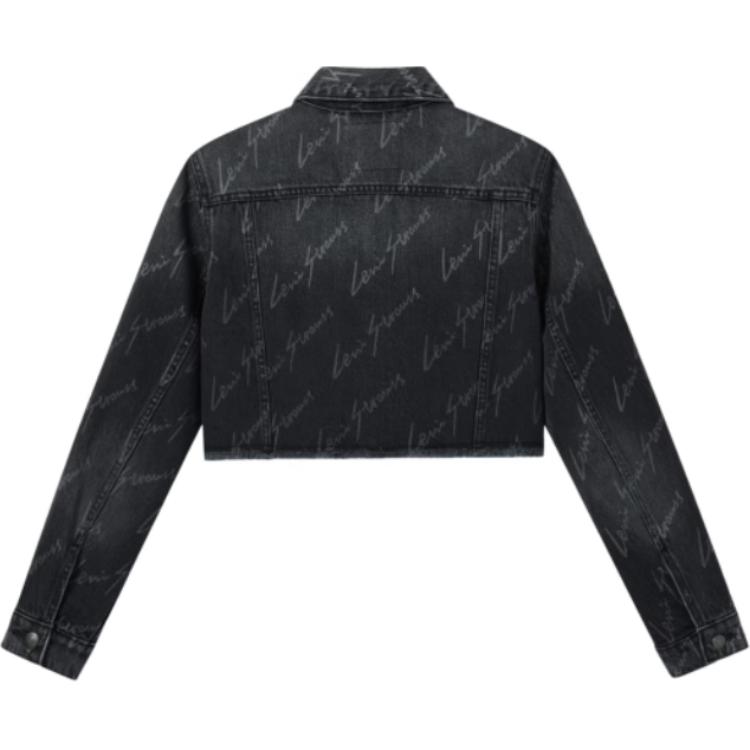 Levis Курка денимовая серии Drifter женская черная, Black — фото 4