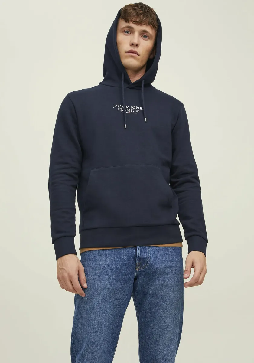 

Толстовка Jack & Jones с капюшоном "JPRBLUARCHIE SWEAT HOOD NOOS", синий