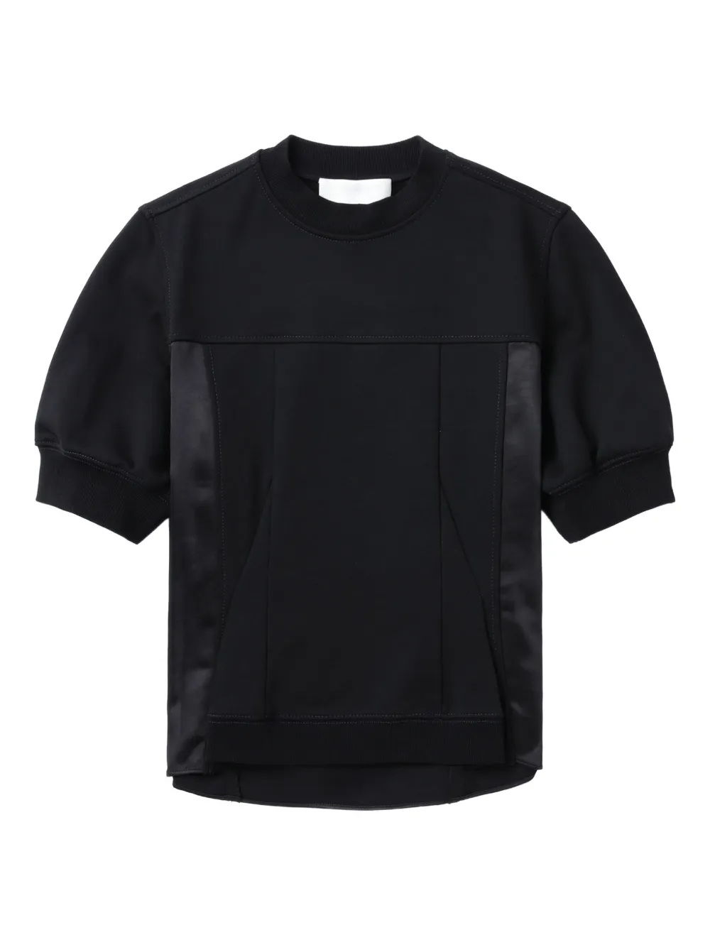 

Топ с короткими рукавами и вставками 3.1 Phillip Lim, синий