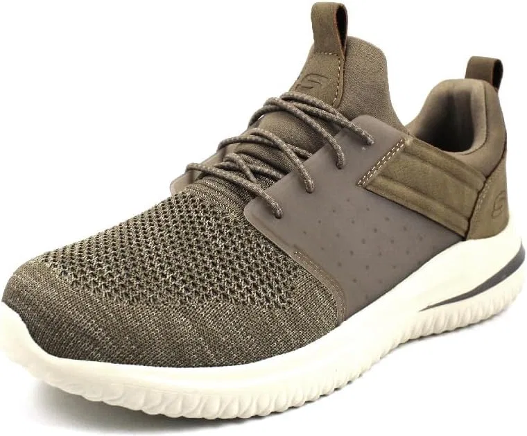 Кроссовки модные Skechers Delson 3.0 Cicada, хаки