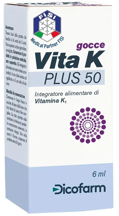 

Vita K Plus 50 Добавка с витамином К в каплях 6 мл Dicofarm