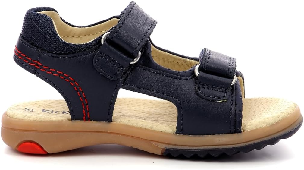 Мужские сандалии на каблуке Kickers, розовый — фото 4