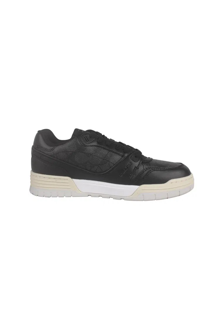 Кроссовки, на подошве с кантом, Soho Sneaker With Signature Canvas CAQ10 Coach, черный