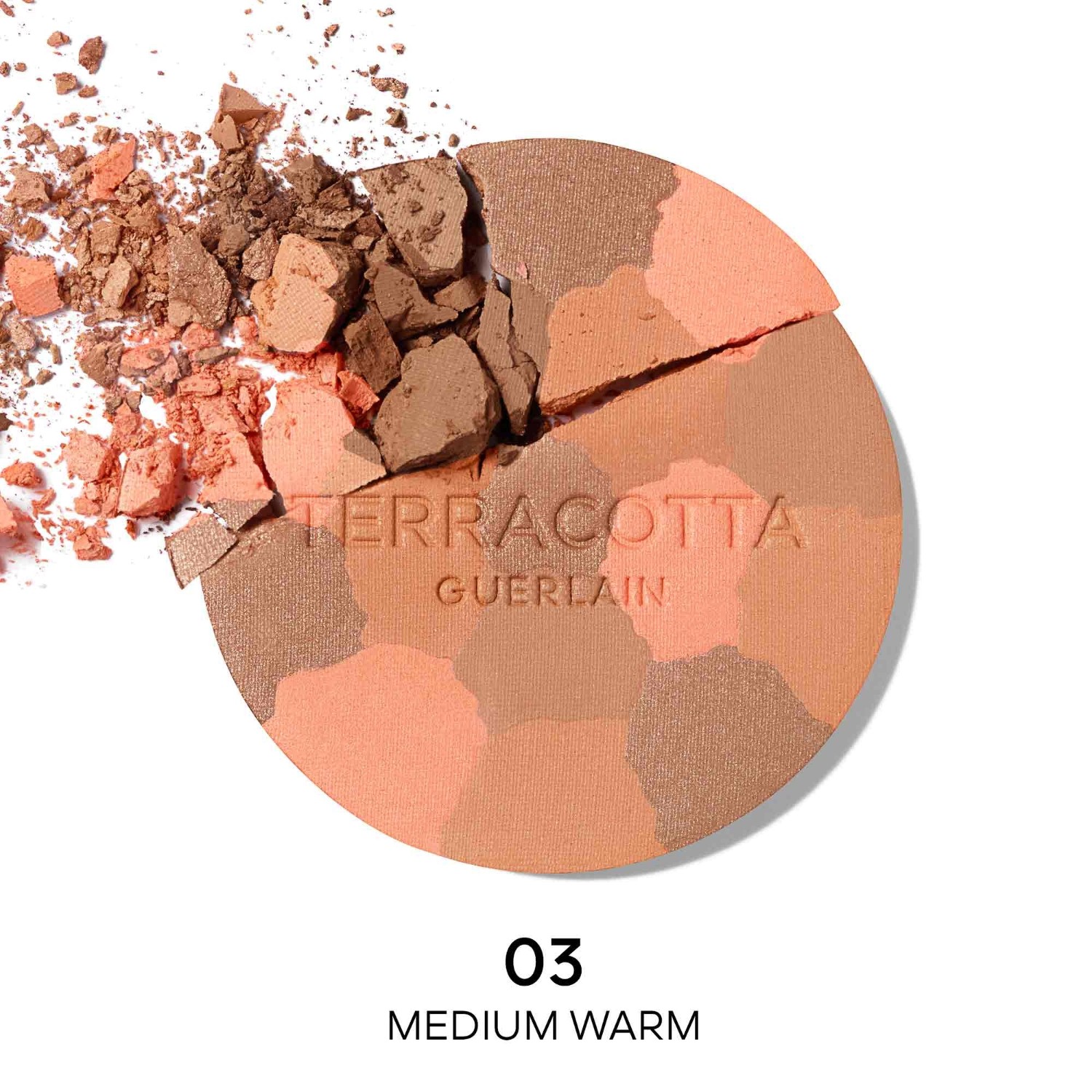 Бронзер terracotta en plein soleil Guerlain, medium warm 03, вес 10 гр. — фото 2