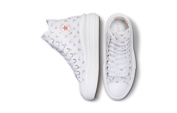 Кроссовки chuck taylor all star move hi Converse, белый — фото 4