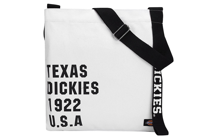 

Хлопковая сумка-шоппер, повседневная унисекс белая Dickies