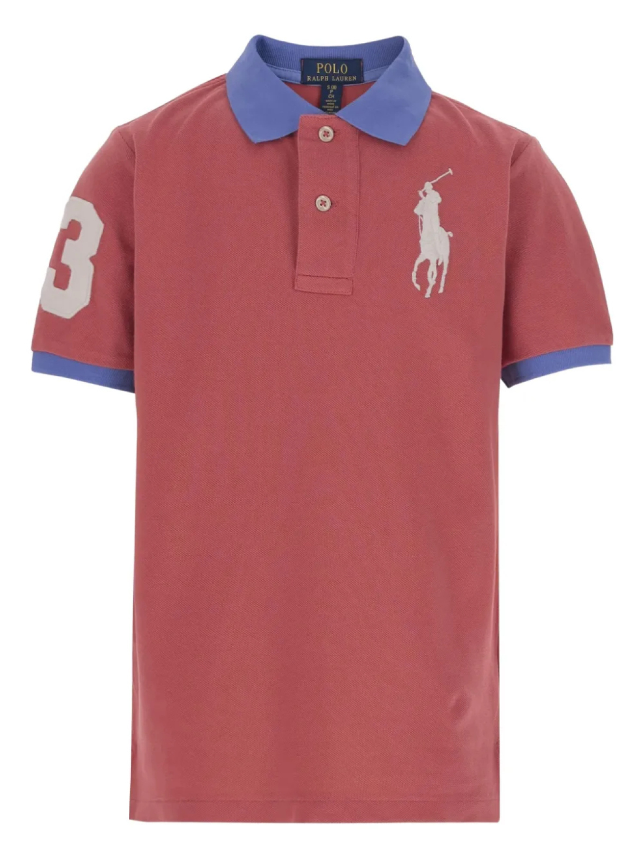 

POLO RALPH LAUREN KIDS рубашка поло с нашивкой Polo Pony, красный
