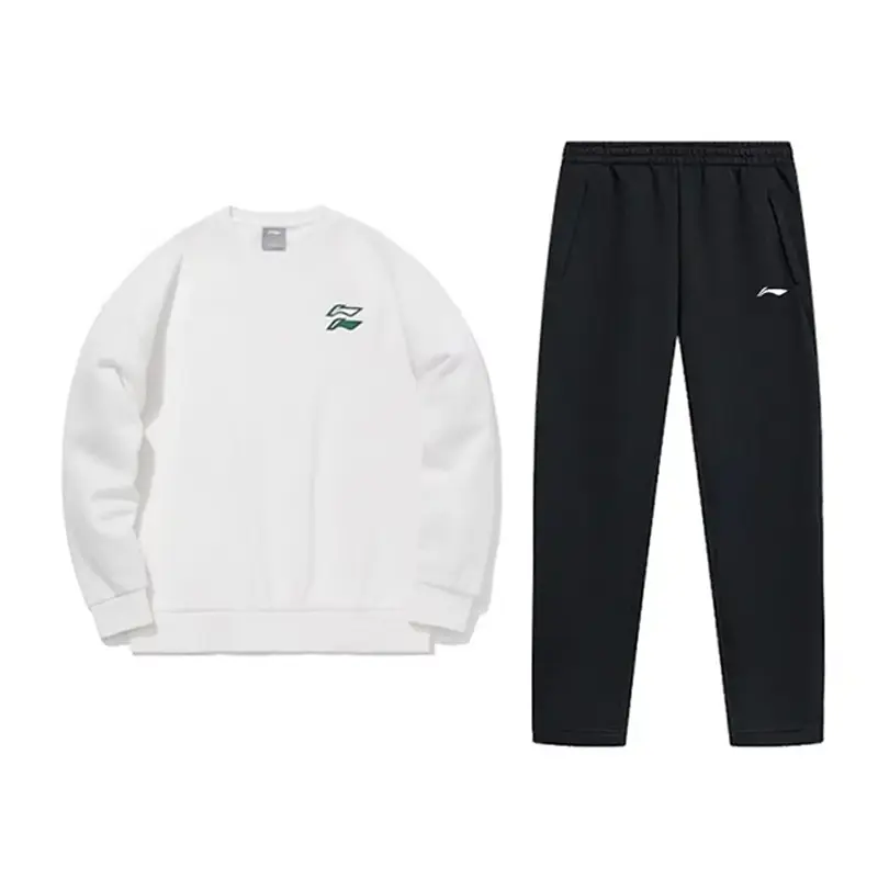 

Повседневная спортивная одежда Unisex Milky White+Black LINING, белый