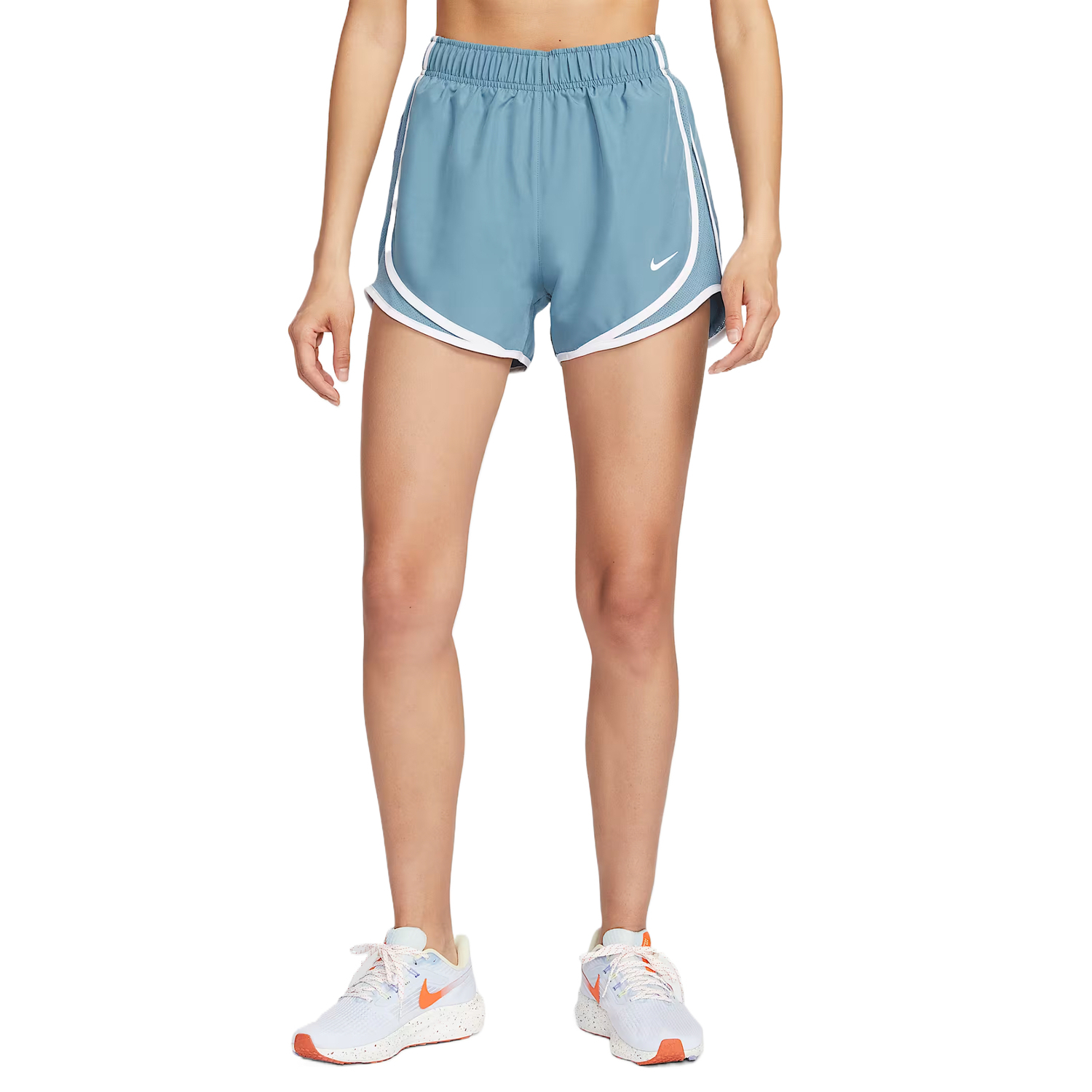 Nike Женские спортивные шорты Dri Fit в цвете smoke blue — фото 2