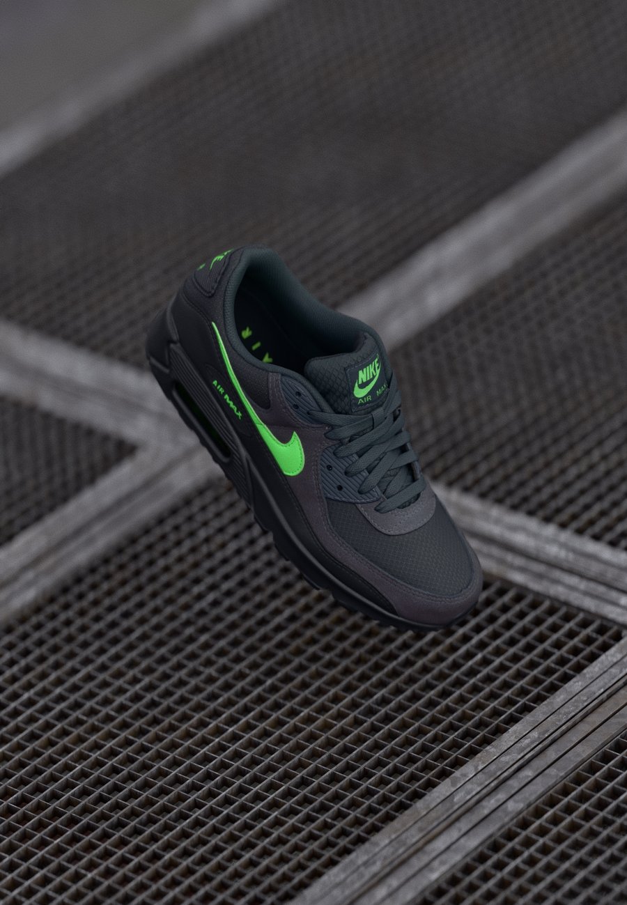 

Кроссовки Nike Sportswear AIR MAX 90, Anthracite/Green Strike/Black/Black