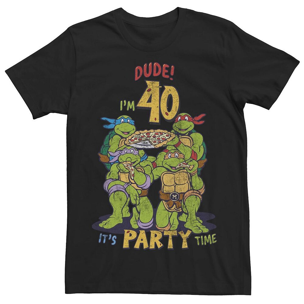 

Мужская футболка Teenage Mutant Ninja Turtles Dude I'm 40 Licensed Character, черный