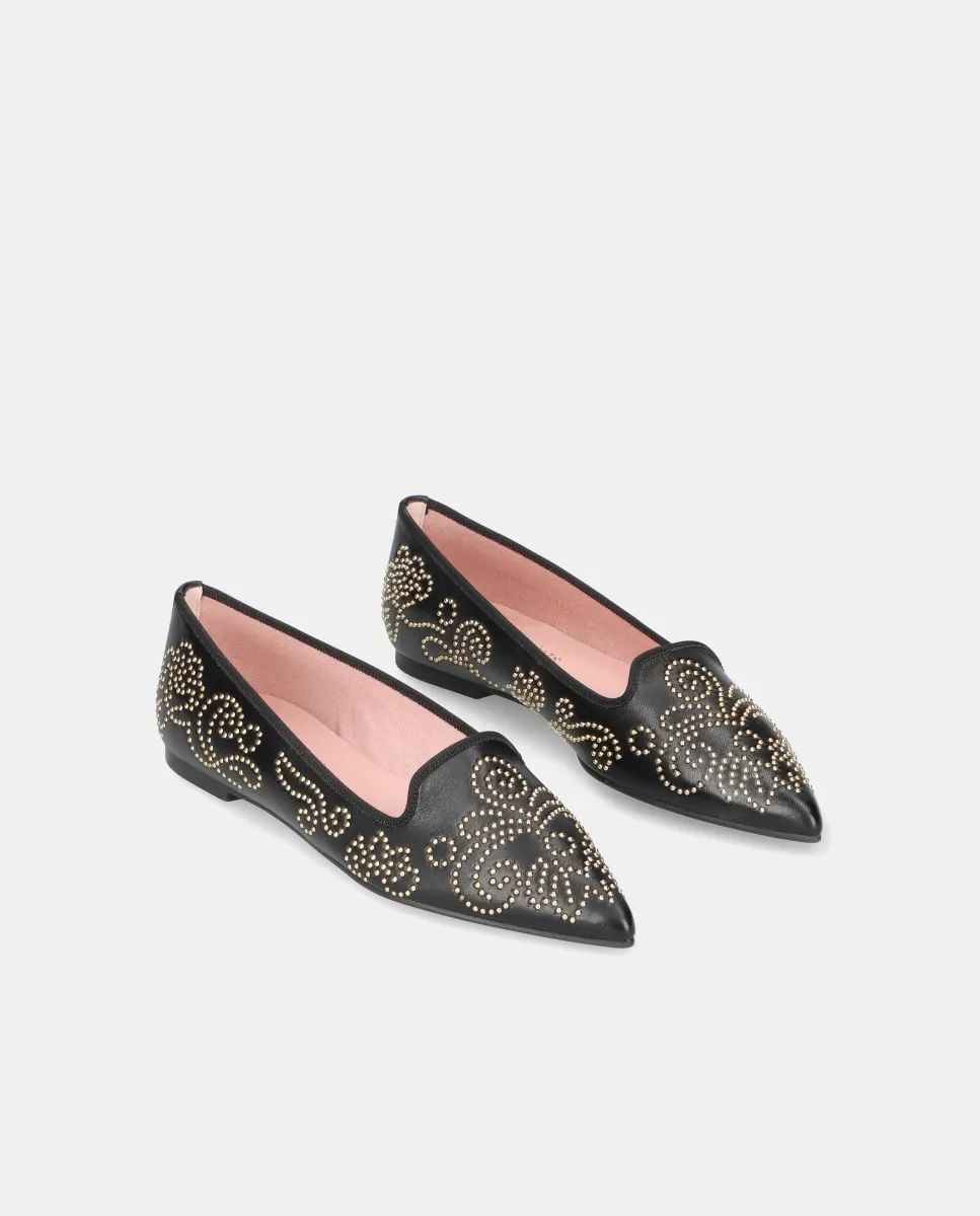 Женские лоферы Ella из мягкой кожи наппа Pretty Ballerinas, черный — фото 3