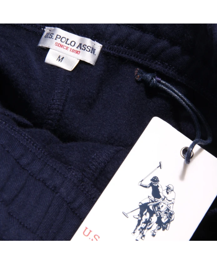 Плотные хлопковые спортивные штаны 43936 49151 177 U.S. Polo Assn., синий — фото 3