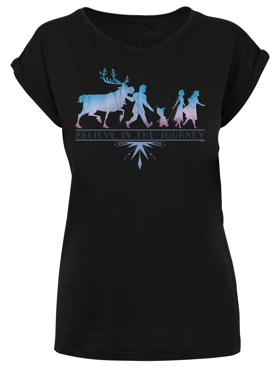 

Футболка F4NT4STIC Shirt Disney Frozen 2 Believe In The Journey Silhouette, черный