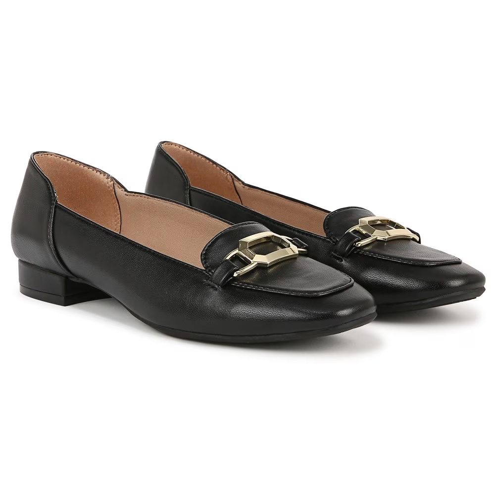 Лоферы Celine Lifestride, black faux leather