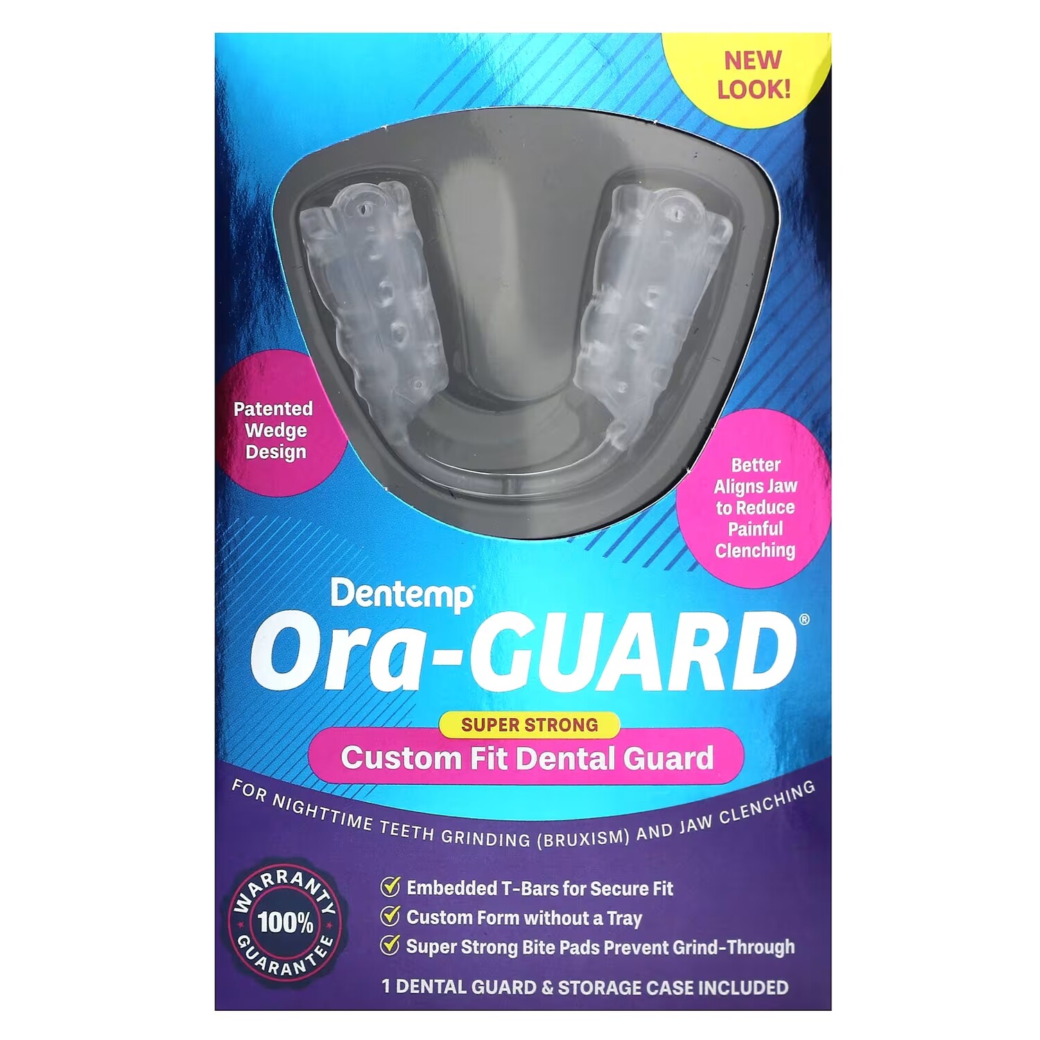 

Стоматологическая капа Dentemp Ora-Guard Custom Fit Dental Guard 1 и футляр для хранения