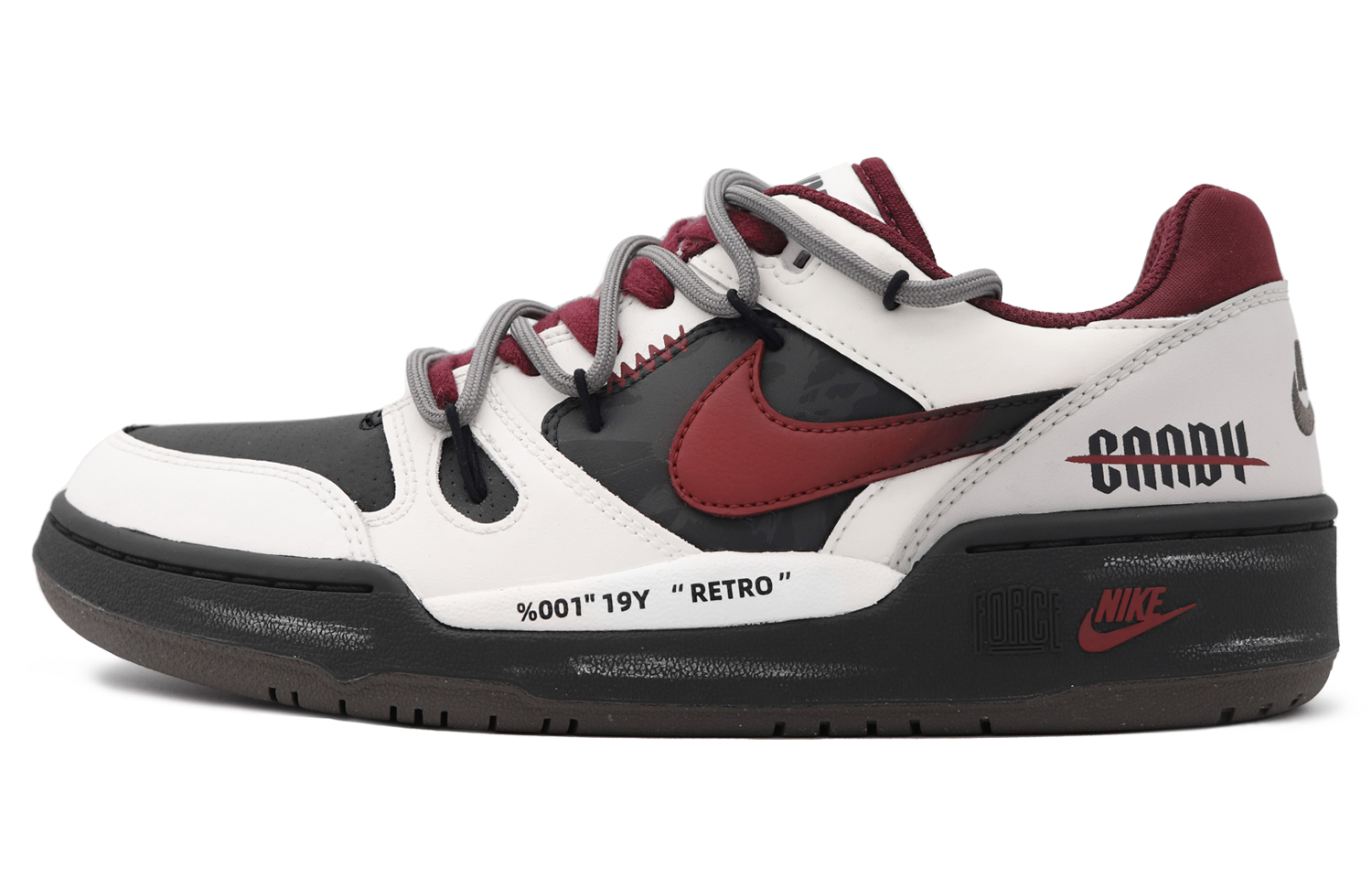 

Nike Кроссовки для скейтбординга Full Force Low Top, мужские, черные, белые, красные